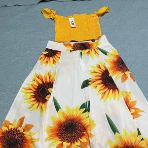 2 piece skirt set